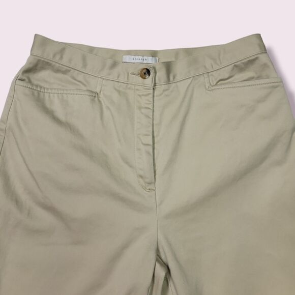 𝅺jones Sport Light Tan Women's Cropped, Capri Pants, Size 4 - Picture 2 of 5